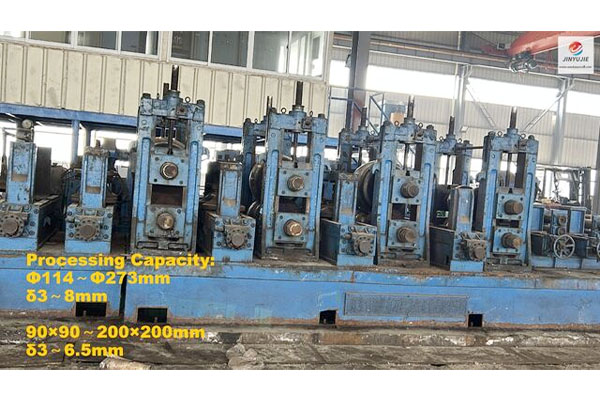 Used ERW High-Frequency Pipe Making Machine Of Φ219-Φ273mm,90*90-200*200mm